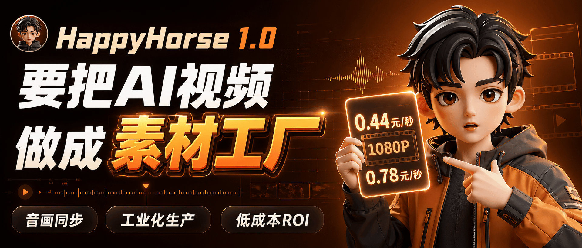 HappyHorse 1.0：阿里不做“模型”，要做视频工业化的“新入口”